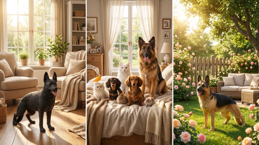 Are life-size dog replicas real?