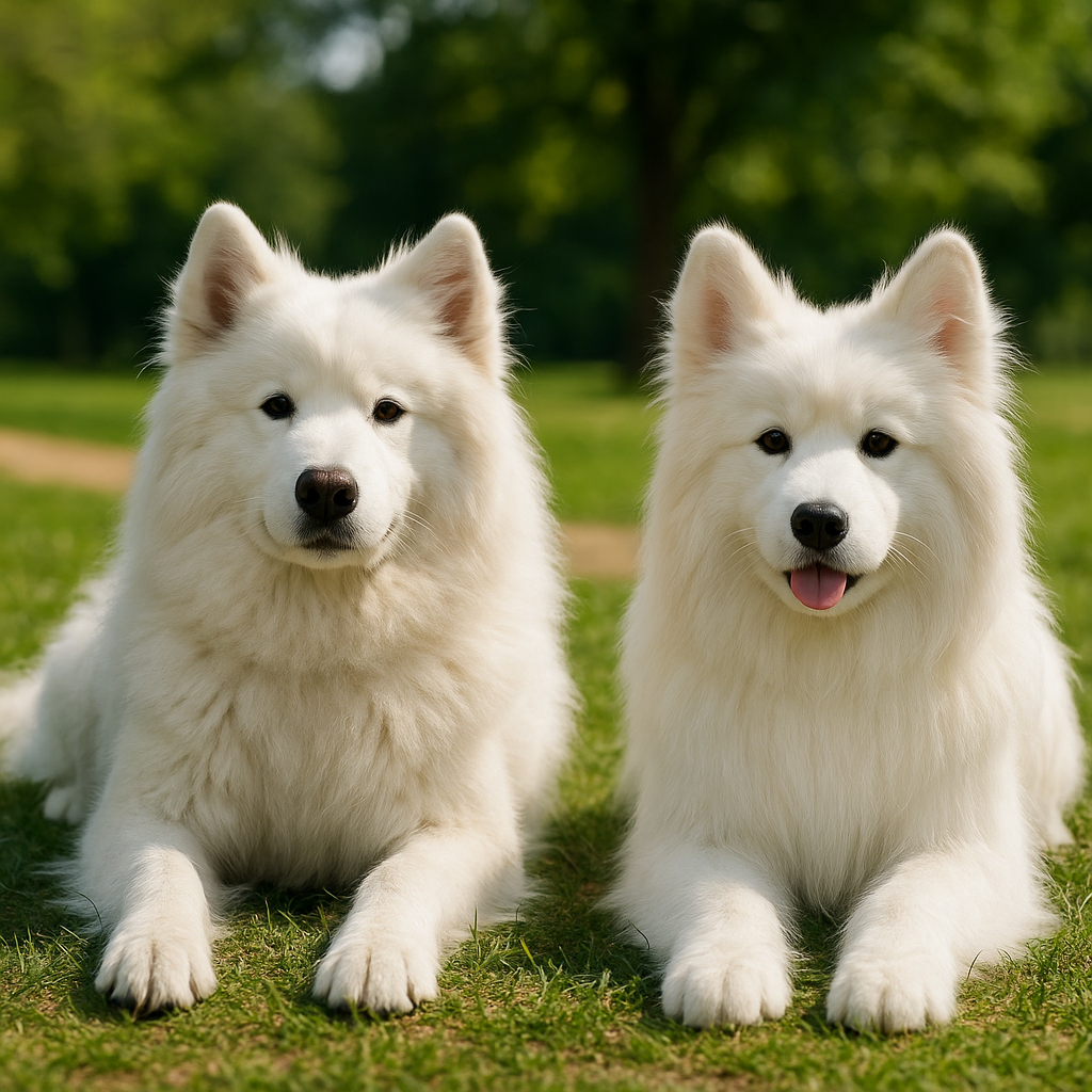 Samoyed wool felt replica comparison